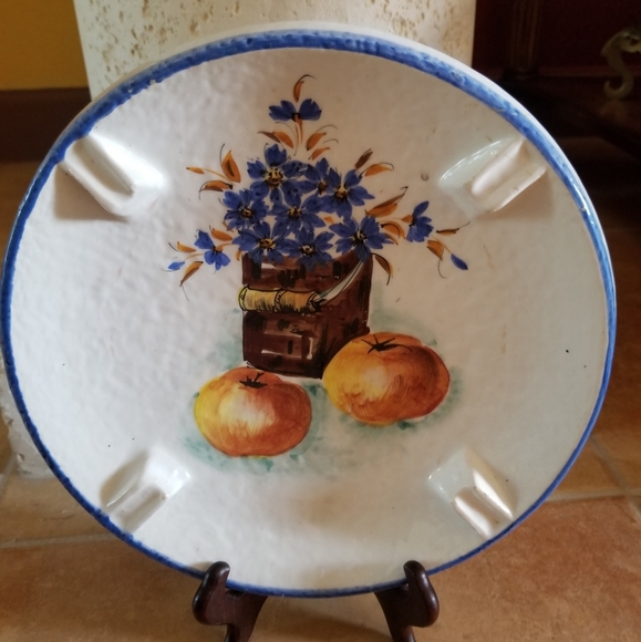 Decorative handpainted plate
